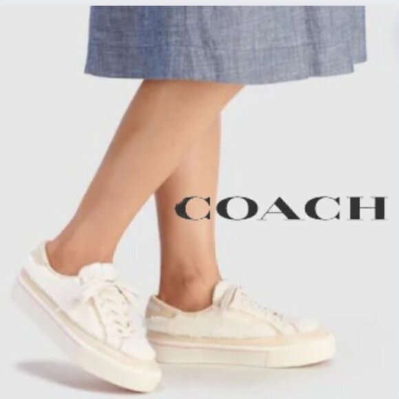 COACH Citysole Platform Sherpa Fleece Sneaker, 8.5 - Picture 2 of 15